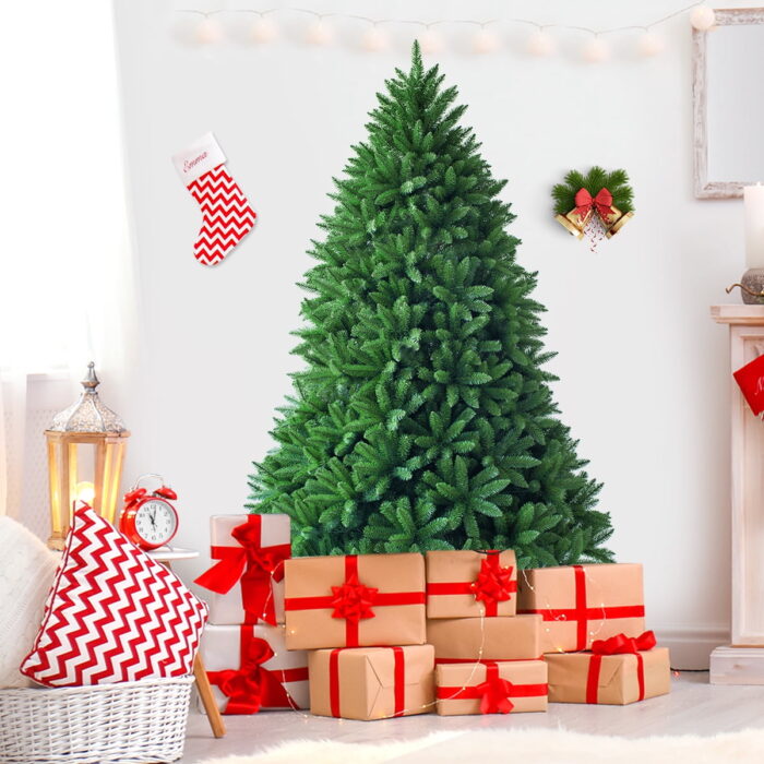 Costway 6ft Premium Hinged Artificial Christmas Fir Tree w/ 1250 Branch Tips - Image 10