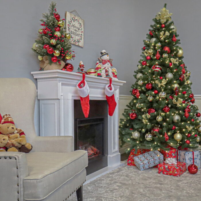 National Tree Company 7.5ft. Unlit North Valley Spruce Artificial Christmas Tree with Stand - Image 4
