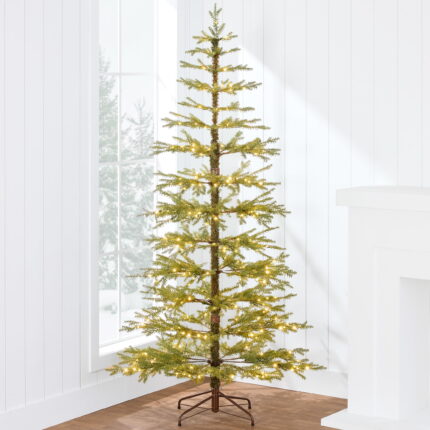 Best Choice Products 7.5ft Pre-Lit Sparse Christmas Tree w/ 300 2-in-1 LED Lights, Cordless Connection, Metal Stand