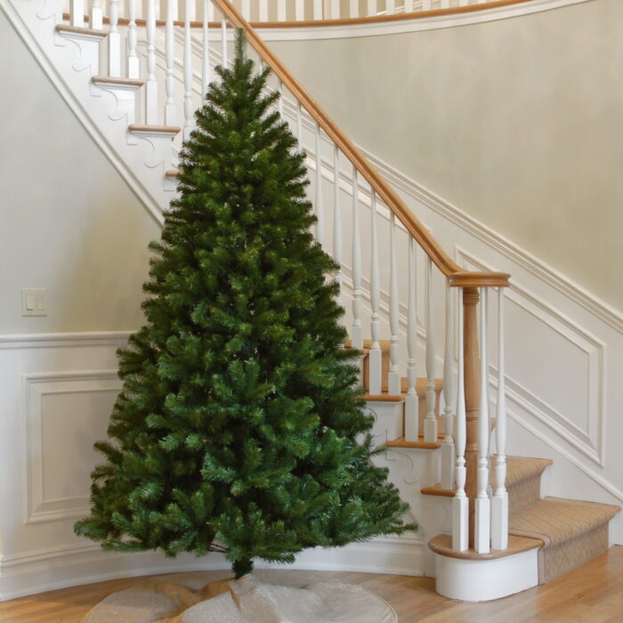 National Tree Company 7.5ft. Unlit North Valley Spruce Artificial Christmas Tree with Stand - Image 2