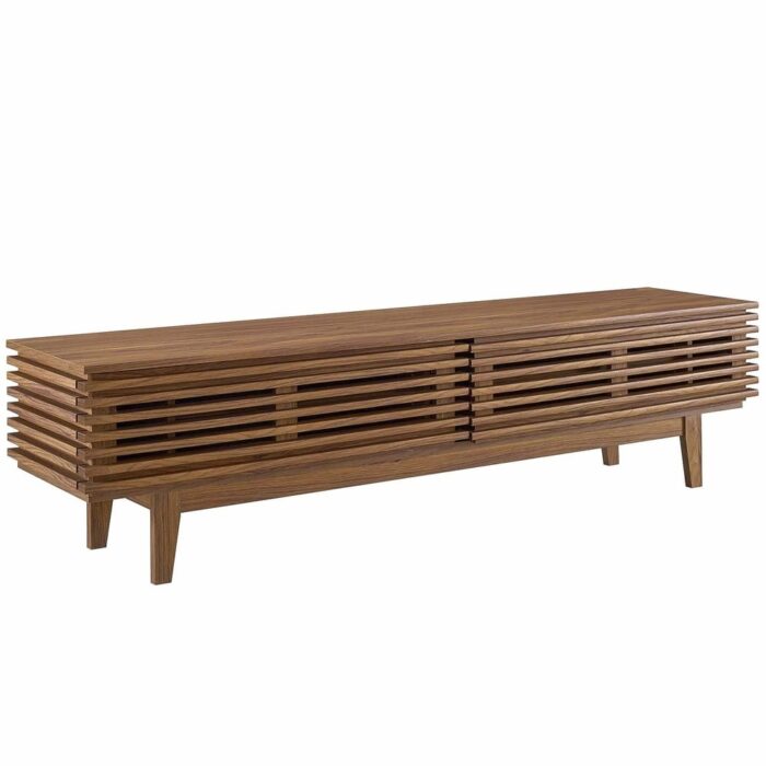 Render Walnut Finish 71-inch TV Stand