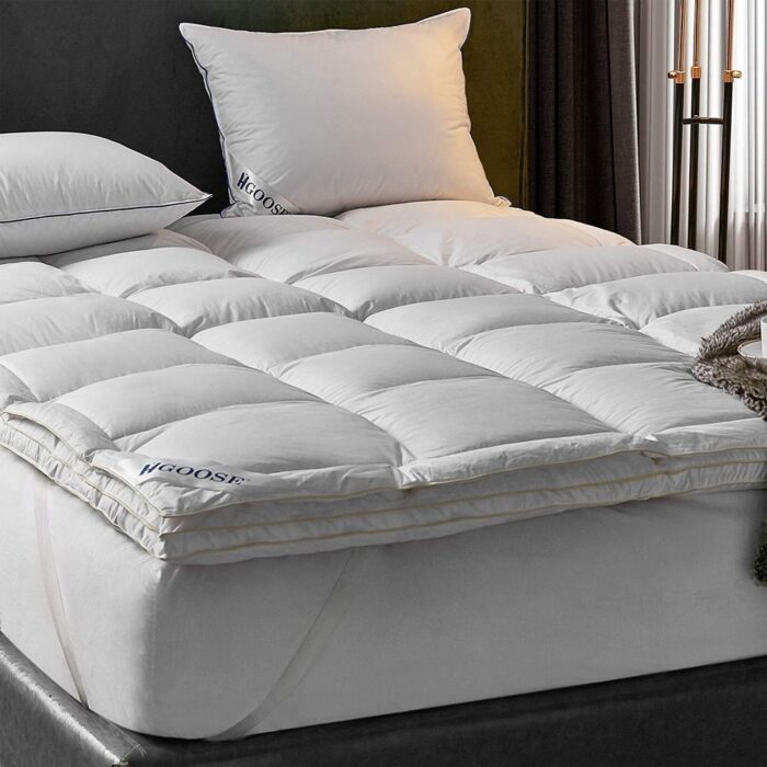 Down Top Hungarian Featherbed - White