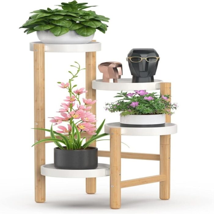 Bamboo Plant Stands Indoor (4 Tier -2)