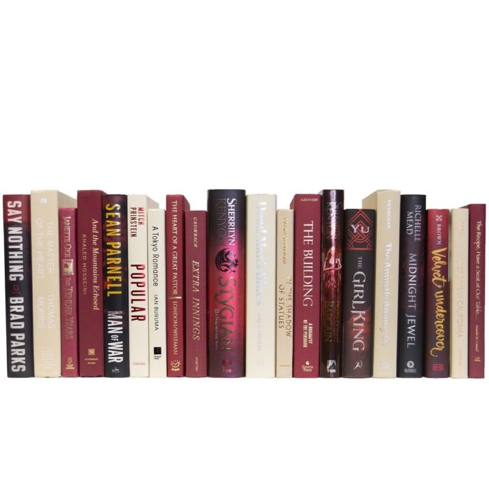 Books Burgundy Decorative Accessories: Cranberry Mixed Media Color By The Foot - Image 2