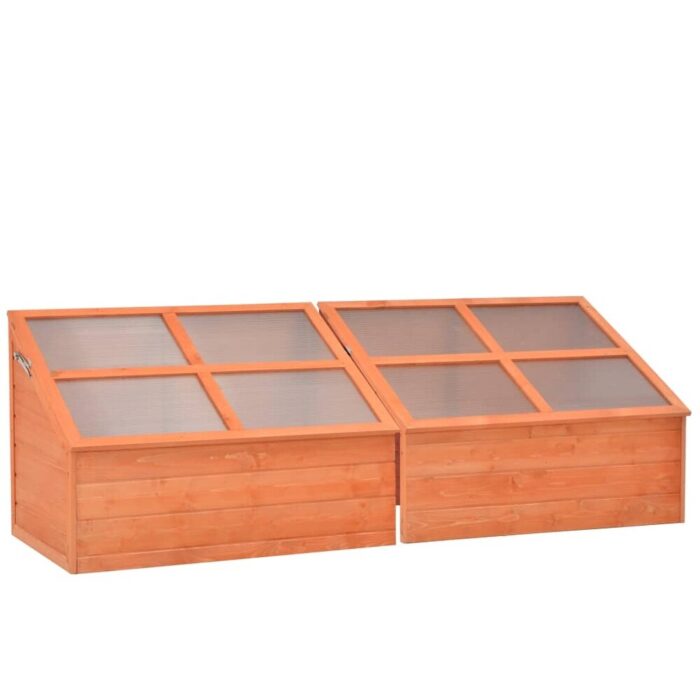 vidaXL Greenhouse Wood 70.9"x22.4"x24.4"