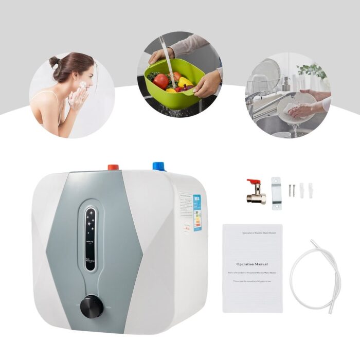 8 L Electric Instant Hot Water Heater Under Sink Mini Warm Water Tank - 13*10*11in - Image 2