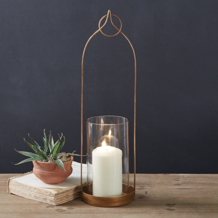 Large Lucienne Lantern - 5'' dia. x 19''H