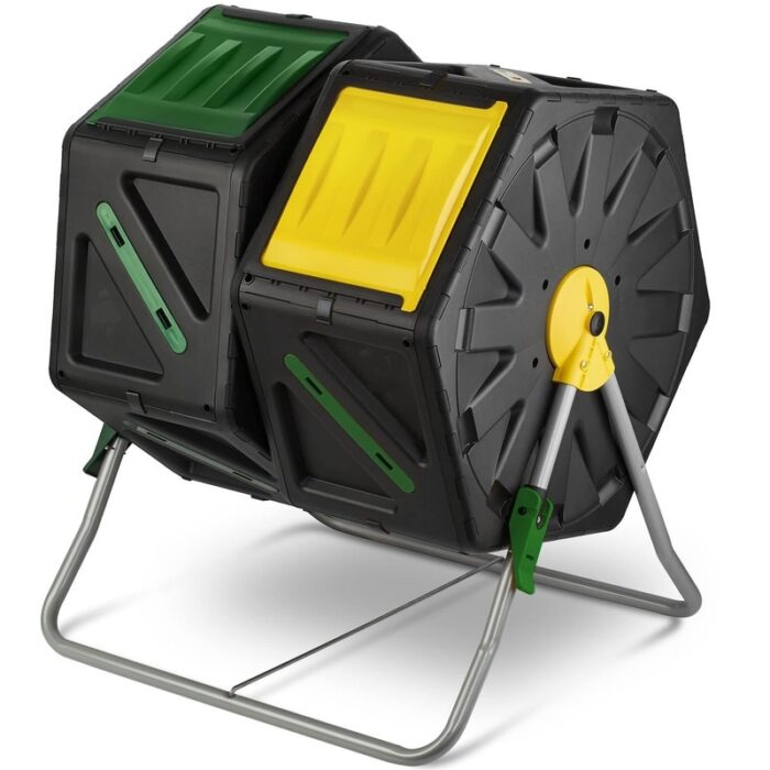 Chamber Compost Tumbler - Easy Turn, Quick Work System