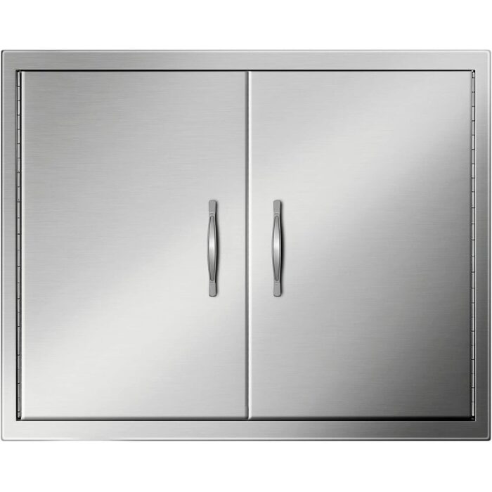 Outdoor Kitchen Doors, 30.5W x 21H Inch BBQ Access Door Stainless Steel