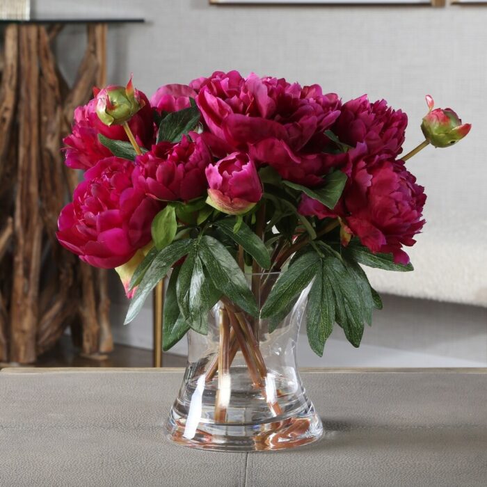 Uttermost Prima Peony Bouquet - 12.5"W x 12"H x 12.5"D - Image 2