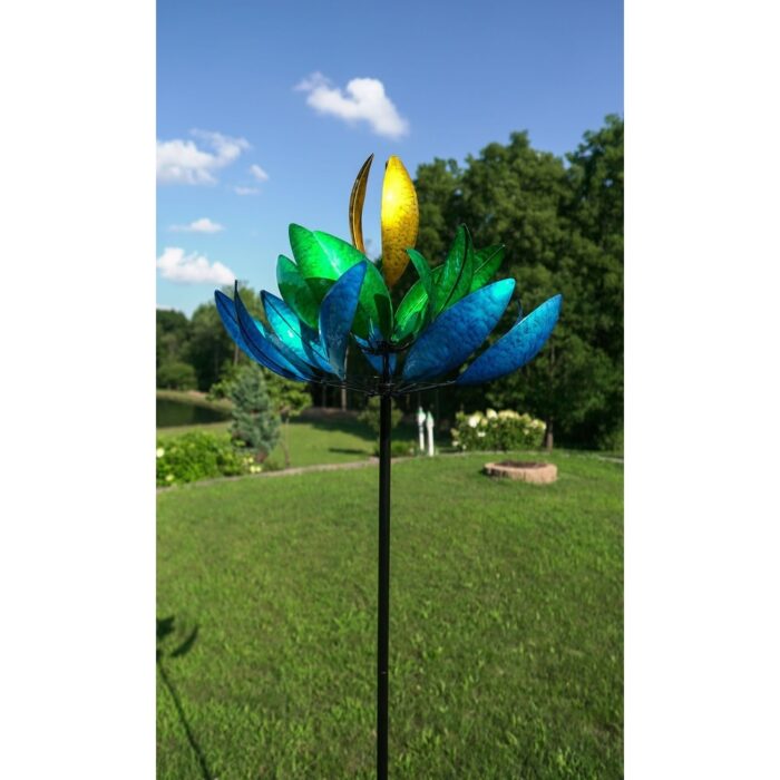 Lotus Flower Wind Spinner