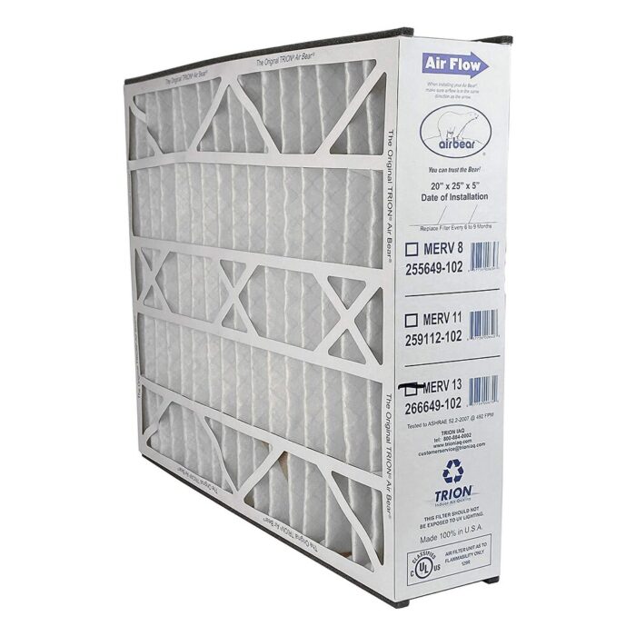 Trion 266649-102 Air Bear 20 x 25 x 5 Inch MERV 13 Air Purifier Filter (3 Pack) - 2 - Image 2