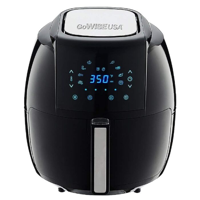 5.8-Quart Air Fryer with Accessories, 6 Pcs, and 8 Cooking Presets + 100 Recipes - Image 2