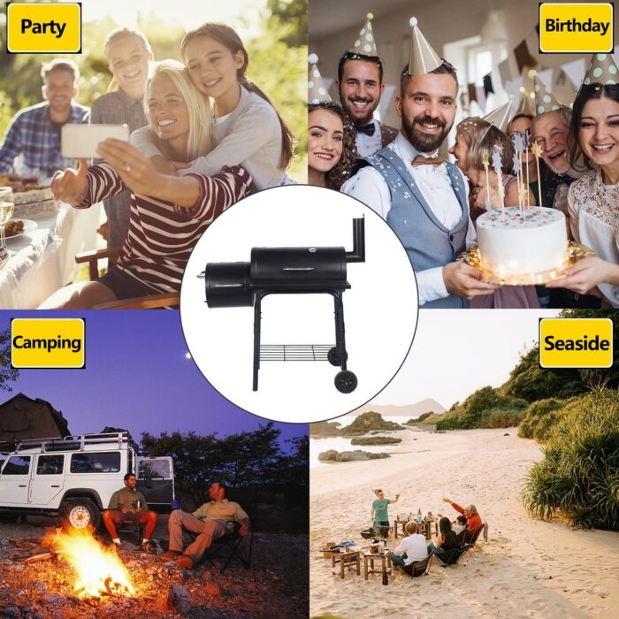 Portable barbecue charcoal grill - Image 2