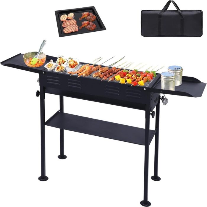 Barbecue Grill, Charcoal Grill for BBQ, Portable Charcoal Grill, Yakitori Grill for Camping, BBQ, Picnic