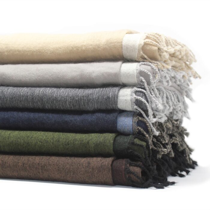 100% Merino Wool Collection Reversible Throws - Image 2