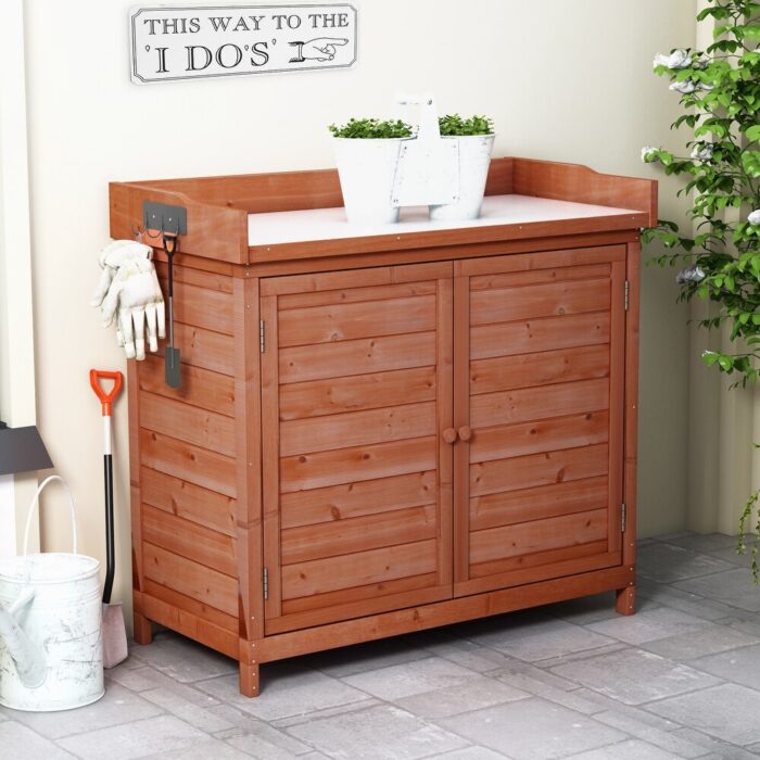 Outdoor Potting Bench Table - Image 2