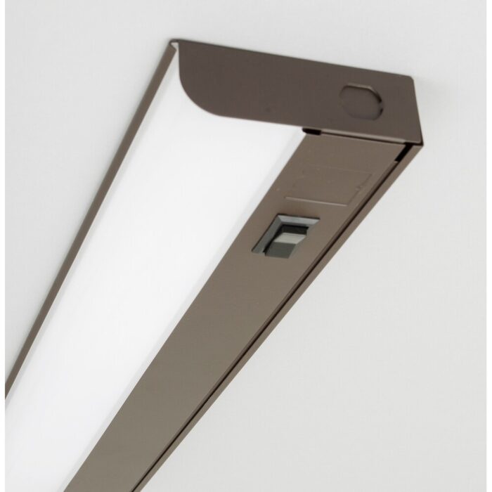 Led T5L 42-inch ADA Oil-Rubbed Bronze LED Under Cabinet, White Acrylic Shade - Image 2