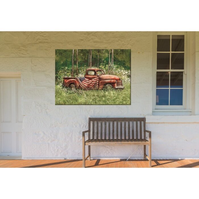 Vintage Patriot Indoor/Outdoor Art 40"x30" - Image 2