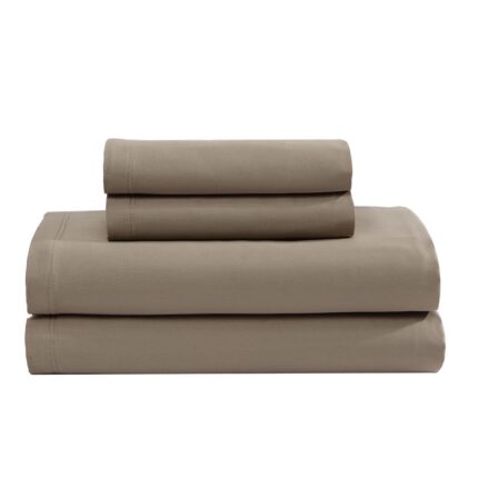 Calvin Klein Organic Earth Solid 4 Piece Sheet Set - Image 2