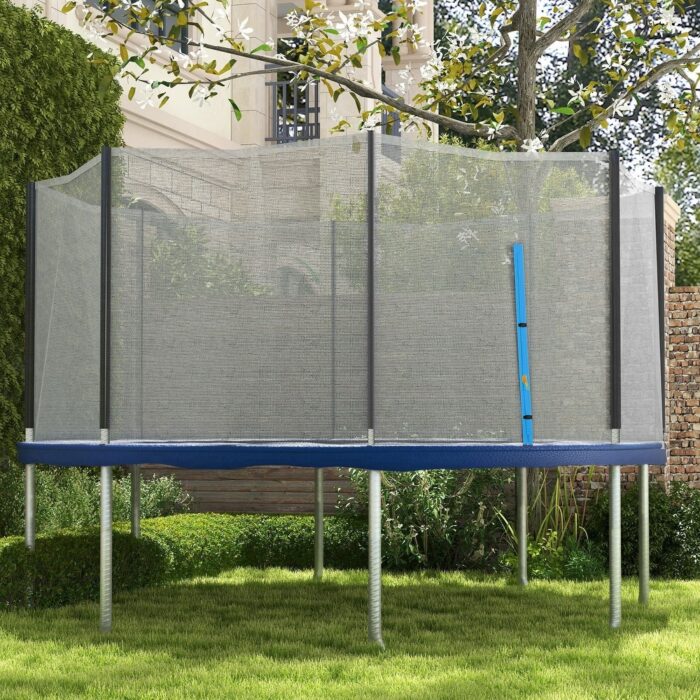 Soozier Trampoline Safety Net for 14ft Round Trampoline, Weather-Resistant Trampoline Net Replacement Enclosure