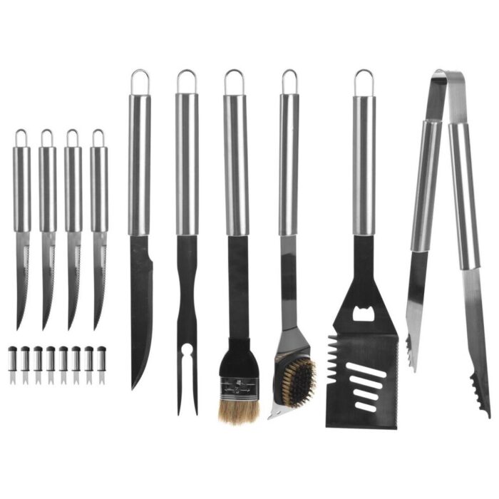 19 Piece Heavy Duty BBQ Set with Box - N/A - Image 2