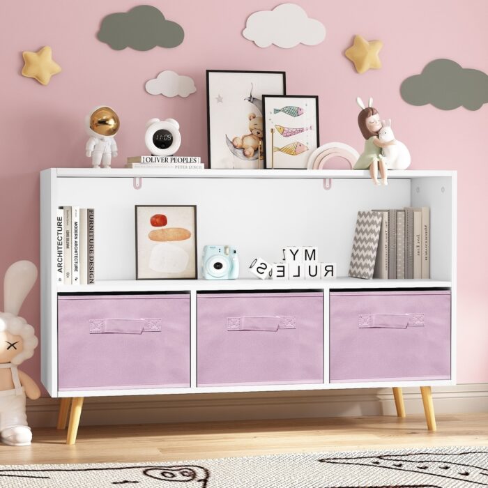 Children's Book Display,Toy Storage Cabinet Organizer