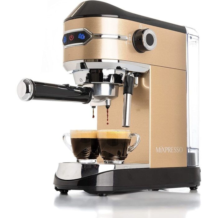 Espresso Maker, 15 Bar Espresso Machine With Milk Frother, Fast Heating Automatic Espresso Machine