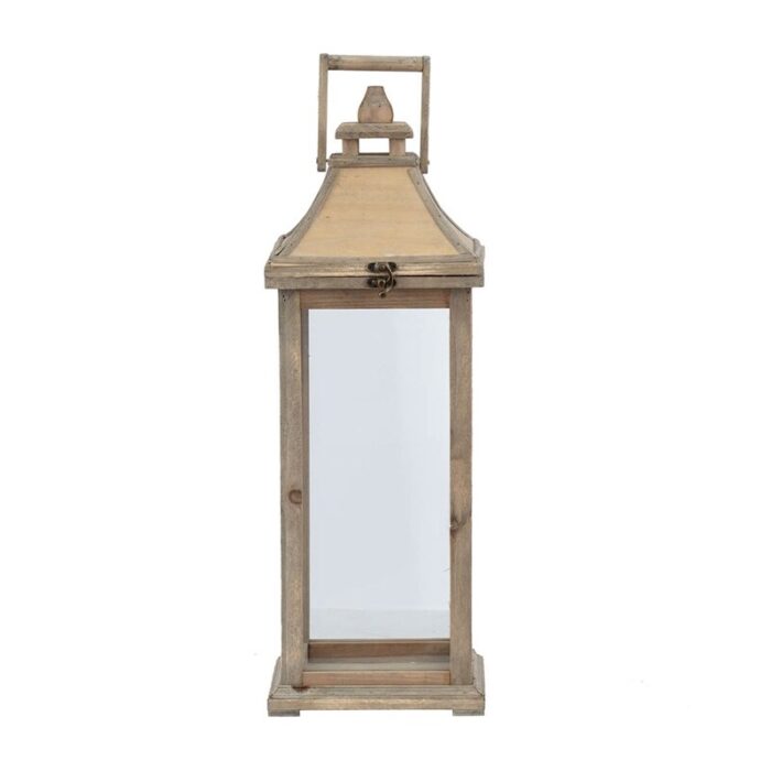 A&B Home Ivona White Garden Candle Lanterns (Set of 2) - Image 2