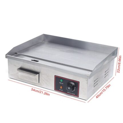 1.6kW 110V Stainless Steel Electric Grill - Image 2