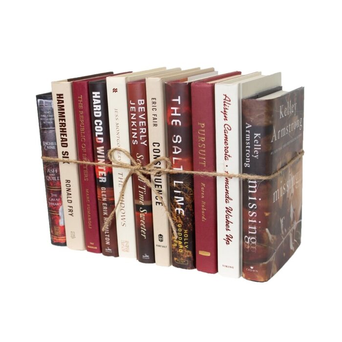 Books Burgundy Decorative Accessories: Cranberry Cream Mixed Media ColorPak