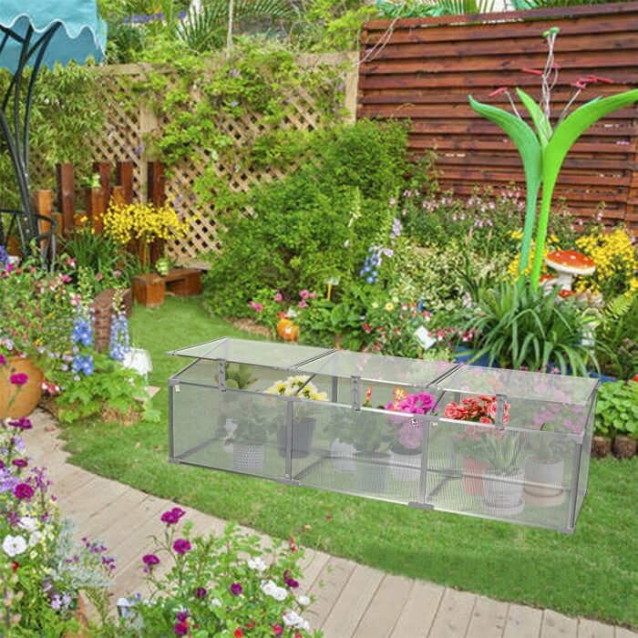 Polycarbonate Greenhouse for Outdoors in Winter - 20inch