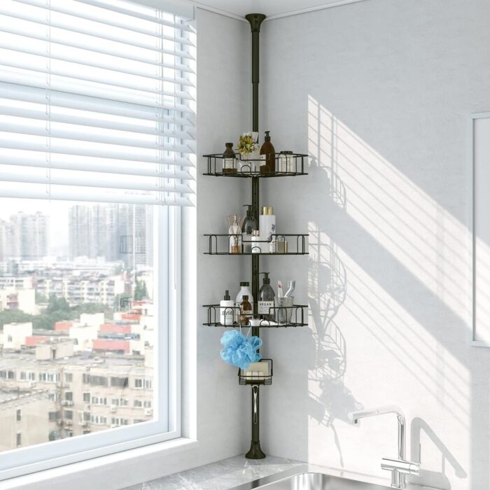 Shower Caddy Corner for Bathroom,Bathtub Storage Organizer for Shampoo Accessories