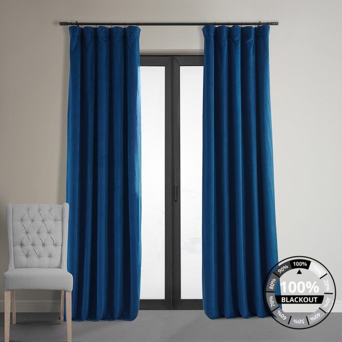 Exclusive Fabrics Signature Velvet Blackout Curtains (1 Panel)