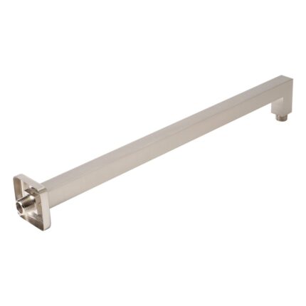 Brushed Nickel 20" Square Wall Shower Arm - Image 2