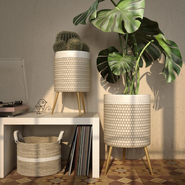 Jessa Modern Planters (Set of 2)