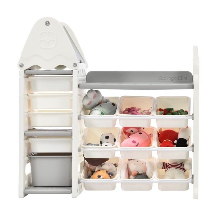 Kids Toy Storage Organizer with 14 Bins, Storage Cabinet Unit