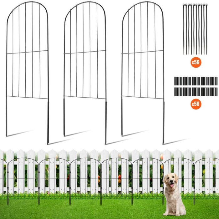 VEVOR Garden Fence No Dig Fence Animal Barrier Fence Underground Decorative Garden Fencing - Image 2