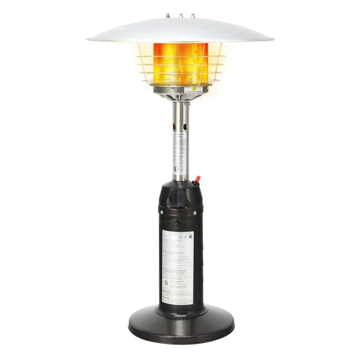 Costway 11,000 BTU Patio Heater Portable Tabletop Propane Standing LP - See Details