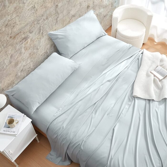 Snorze® Cloud Sheet Set - Coma Inducer® Ultra Cozy - Glacier Gray - Image 2