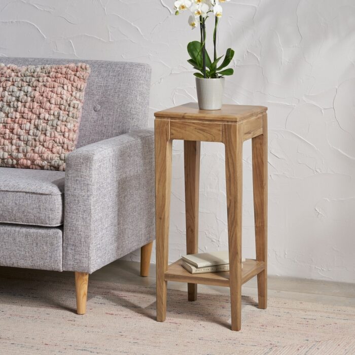 Haralson Indoor Acacia Wood Handcrafted Plant Stand by Christopher Knight Home