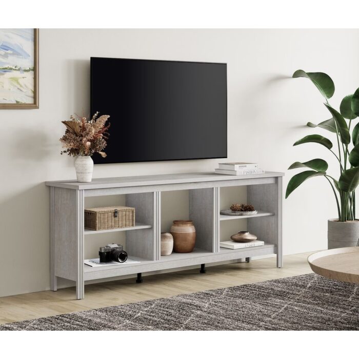 Classical 70 Inch TV Stand, TV Console Table for 75 Inch TV with LED - Image 2