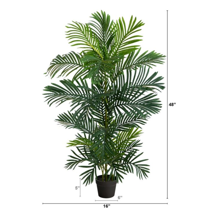4' Areca Artificial Palm Tree UV Resistant (Indoor/Outdoor) - 6" - Image 2