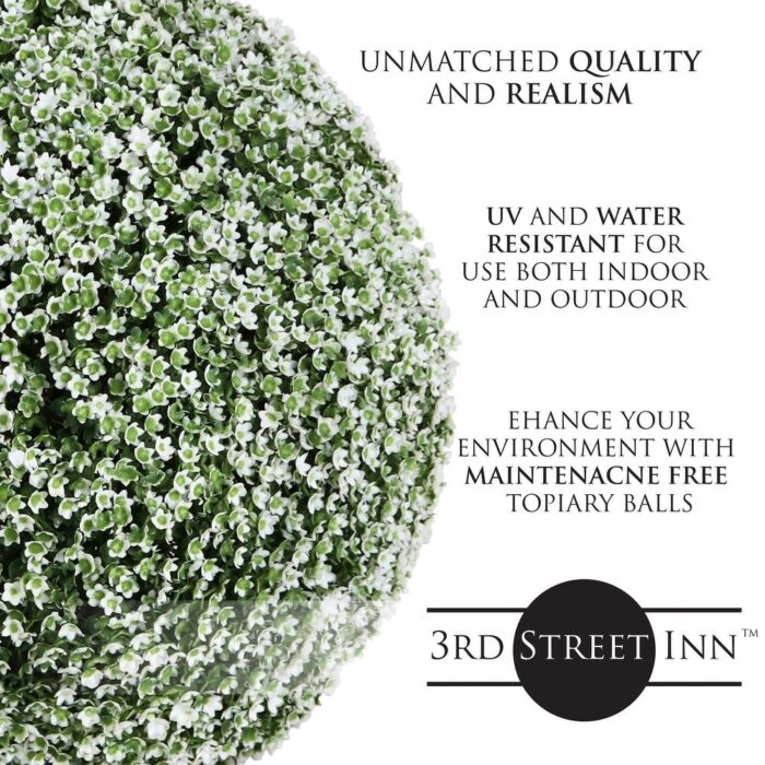Baby's Breath Topiary Ball - Image 2