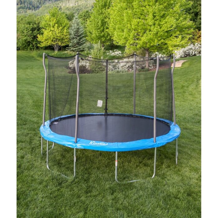 Kinetic 12' Round Trampoline With Safety Enclosure - Image 2