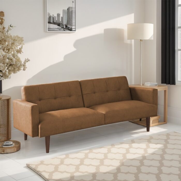 Indoor Sofa Bed with Adjustable Loveseat Couch