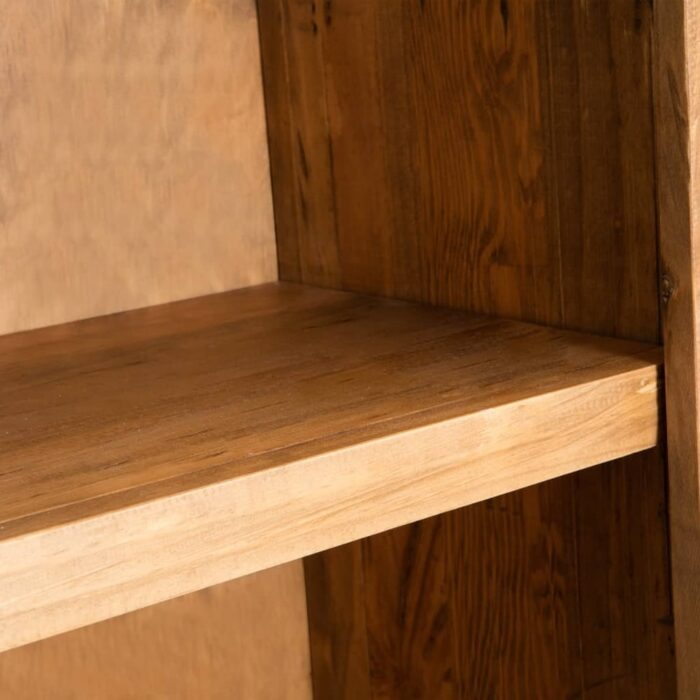 vidaXL Bathroom Wall Cabinet Solid Pinewood 16.5"x9.1"x27.6" - Image 2