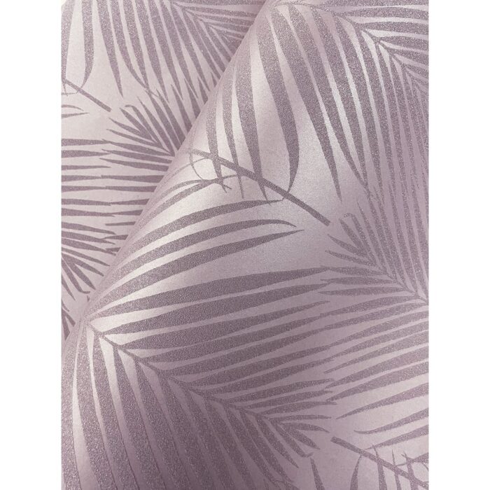 Seabrook Designs Persei Palm Glass Beaded Unpasted Wallpaper