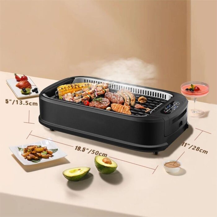 Smokeless Electric Grill Portable Nonstick BBQ