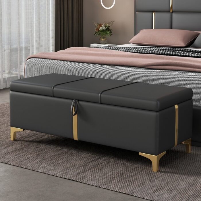 Upholstered Storage Ottoman